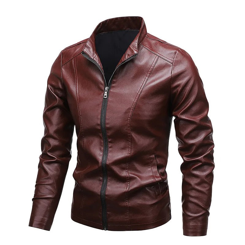 Carter™ - Slim-fit Stand Collar Zip-up Jacket