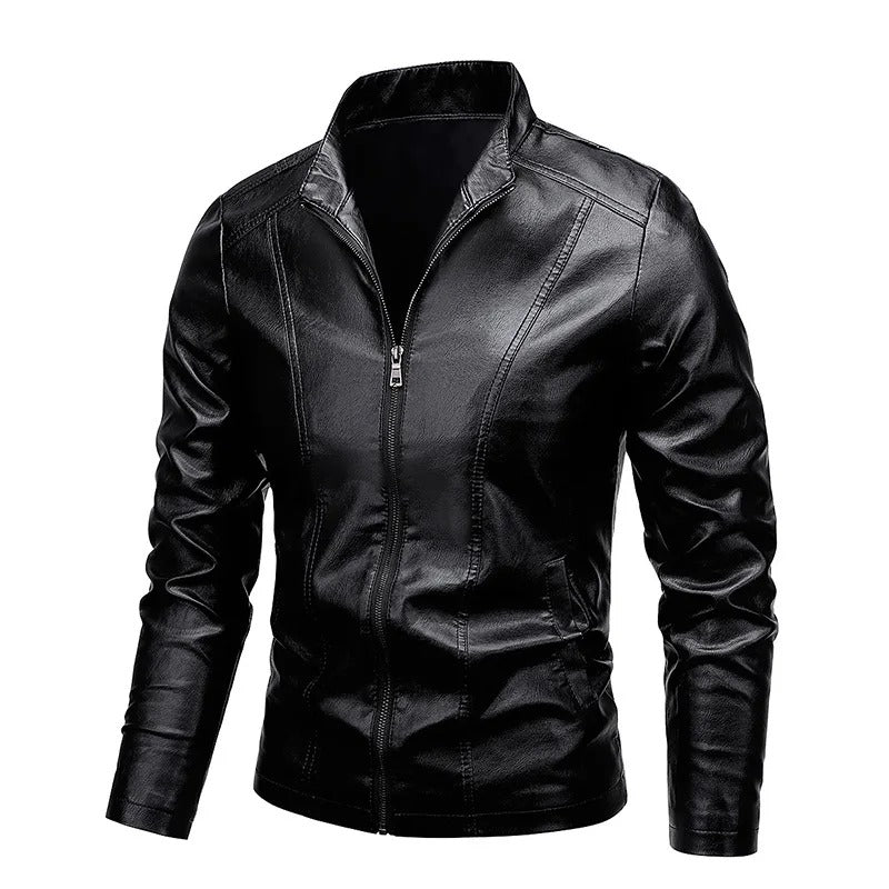 Carter™ - Slim-fit Stand Collar Zip-up Jacket