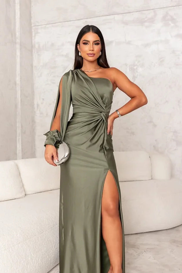 Alissia™ | Luxe Slit Maxi Dress