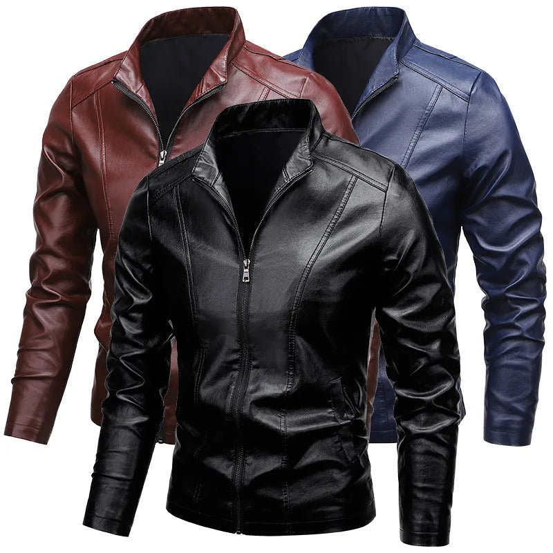 Carter™ - Slim-fit Stand Collar Zip-up Jacket