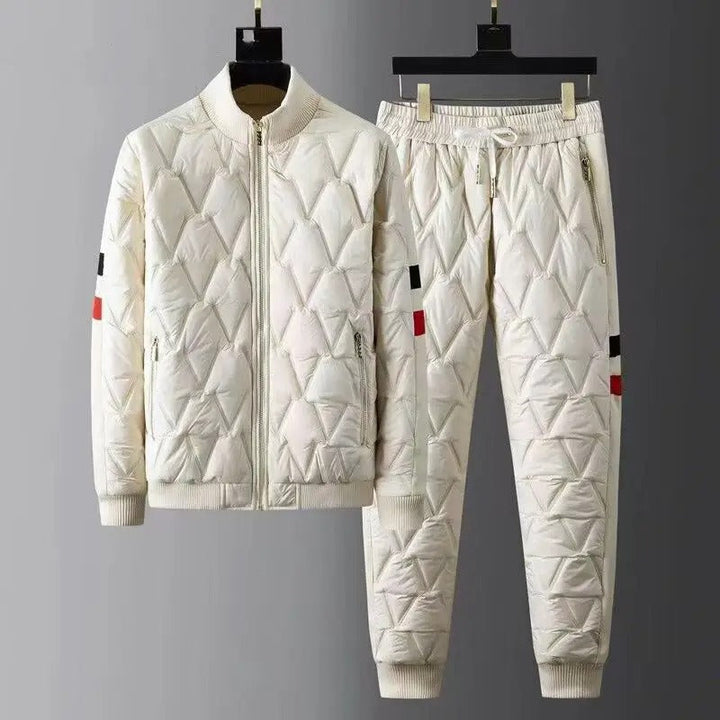 Carter™ - Stylish Quilted Down Jacket And Pants Set