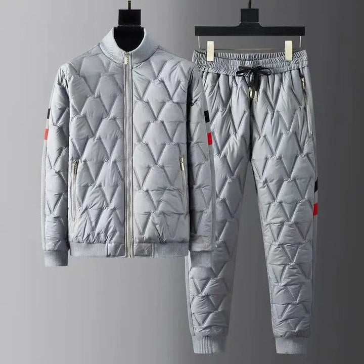 Carter™ - Stylish Quilted Down Jacket And Pants Set